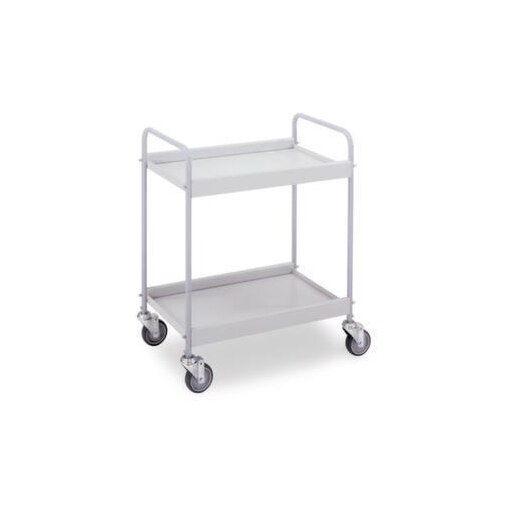 Allzweckwagen,Tragl. 150kg,2 Etage(n),Ladefl. LxB 785x425mm,silbergrau