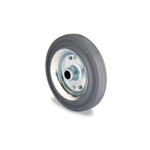 Rad, Tragl. 135kg, Vollgummi-Bereifung, ØxB 160x40mm, Rollenlager