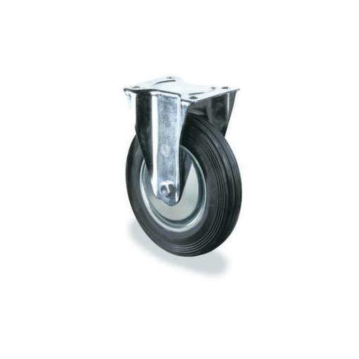 Bockrolle, Tragl. 135kg, Vollgummi-Bereifung, ØxB 160x40mm, Rollenlager
