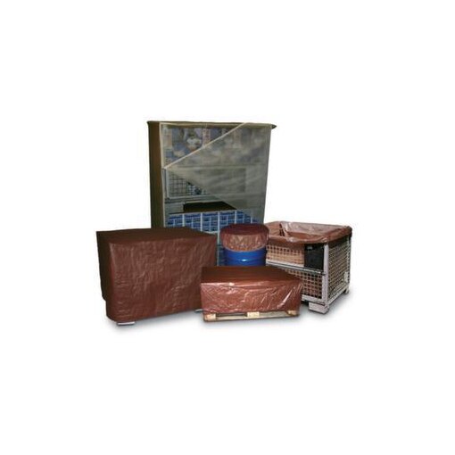Abdeckhaube, Abdeckhauben-Dach, HxLxB 300x1250x850mm, braun