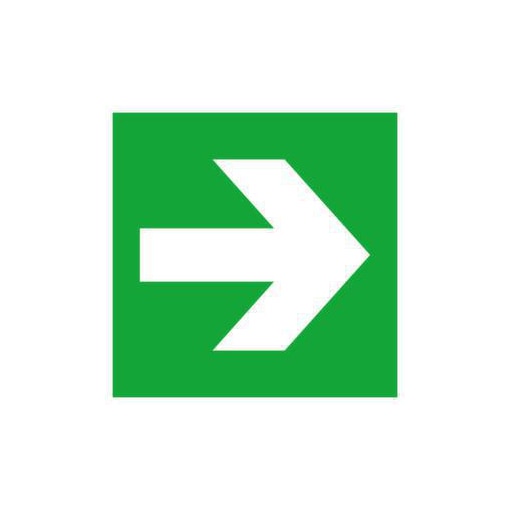 Fluchtwegschild, Pfeil, Pfeil rechts/links, Aufkleber, Folie