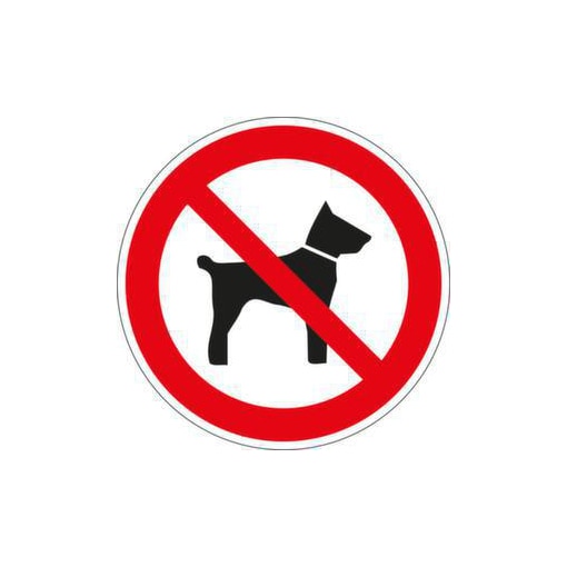 Verbotsschild, Mitführen v. Hunden verboten, Wandschild, Alu, Standard
