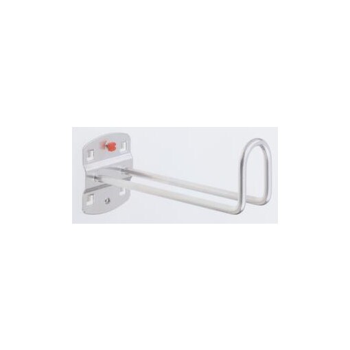 Kabelhalter, f. Lochplatte, LxB 150x37mm, alufarben