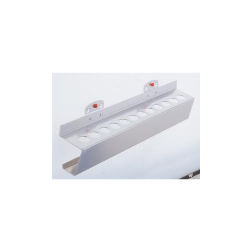 Werkzeughalter f. MK-3, f. Lochplatte, HxB 85x395mm, Ø 23mm, alufarben