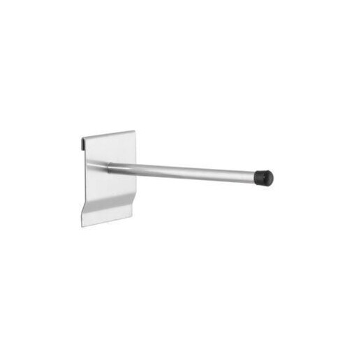 Universalhalter, f. Schlitzplatte, rund, L 200mm, Ø 12mm, alufarben
