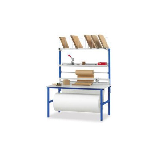 Komplettpacktisch, HxBxT 850x2000x800mm, Platte hellgrau