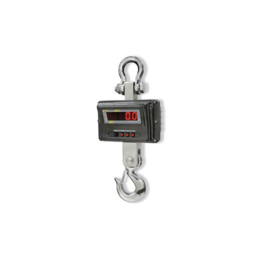 Kranwaage, Wägebereich 0-5000kg, Ablesbarkeit 500g, Gehäuse Metall