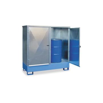 Gefahrstoff-Schränke für Fässer und Kleingebinde