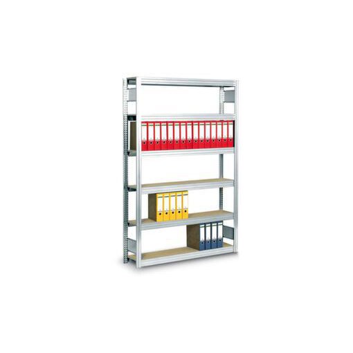 Spanplattenregal, Grundfeld, HxBxT 2500x1061x326mm, Fachlast 250kg