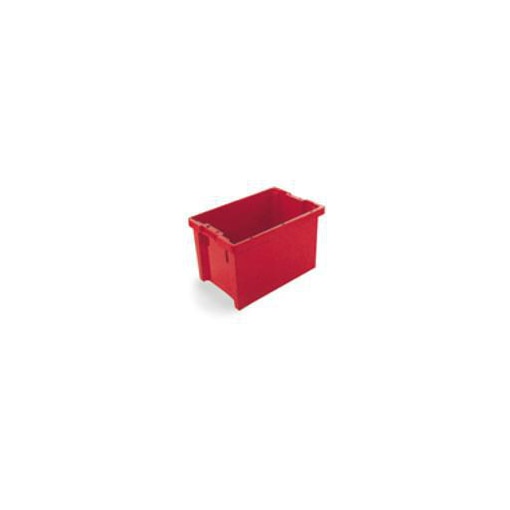 Drehstapelbehälter, HxLxB 350x600x400mm, 65l, PP, rot, Wände geschlossen