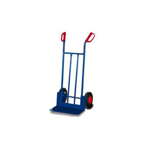 Sackkarre,Tragl. 250kg,Vollgummi-Bereifung,Schaufel BxT 480x300mm,RAL5010