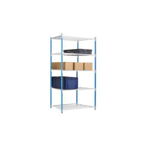 Lagerregal,Grundfeld,HxBxT 2000x1266x800mm,Fachl. 250kg,5xStahlrohrboden