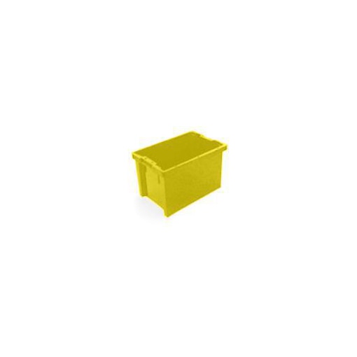 Drehstapelbehälter, HxLxB 350x600x400mm, 65l, PP, gelb, Wände geschlossen