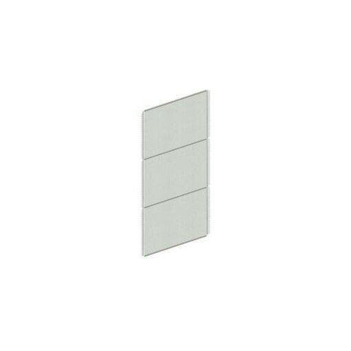 Rückwand, f. Steckregal, HxB 2000x1000mm, verzinkt, Vollblech
