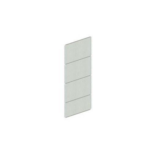 Rückwand, f. Steckregal, HxB 2500x1000mm, verzinkt, Vollblech
