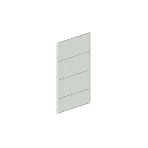 Rückwand, f. Steckregal, HxB 2500x1300mm, verzinkt, Vollblech