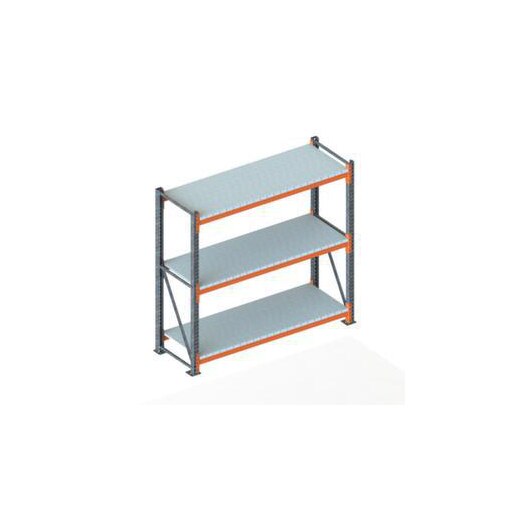 Weitspannregal, Grundfeld, HxBxT 2200x2395x800mm, Fachl. 1900kg
