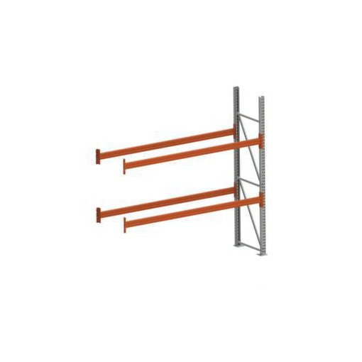 Palettenregal,Anbaufeld,HxBxT 2700x2785x800mm,2xTraversen,6 Stellplätze