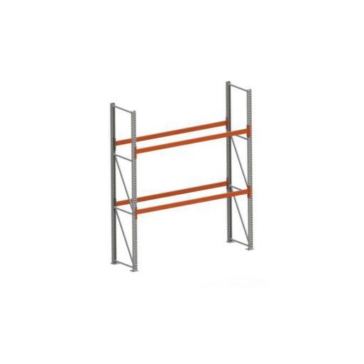 Palettenregal,Grundfeld,HxBxT 3300x2870x800mm,2xTraversen,6 Stellplätze