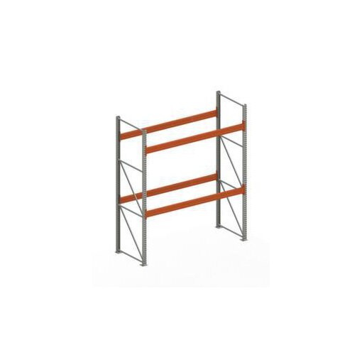 Palettenregal,Grundfeld,HxBxT 3300x2870x1100mm,Fachl. 3370kg,2xTraversen