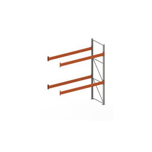 Palettenregal,Anbaufeld,HxBxT 3300x2785x1100mm,Fachl. 3510kg,2xTraversen