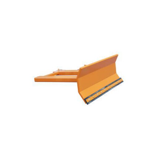 Schneeschieber, Arbeits B 1500mm, Gummi-Schürfleiste, 1-fach verstellbar