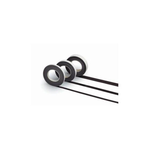 Magnetband, vorne selbstklebend, LxB 10m x 45mm, Stärke 1mm