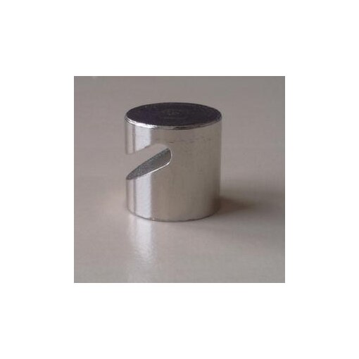 Hakenmagnet, Neodym-Magnet, Ø 16mm, silber, Haftkraft 10, 5kg