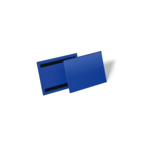 Etikettentasche, DIN A5, quer, HxB 163x223mm, Rückseite magnetisch, PP