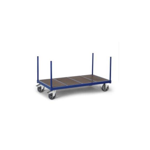 Rungenwagen, Tragl. 1200kg, Ladefl. LxB 2000x800mm, Siebdruckplatteplatte
