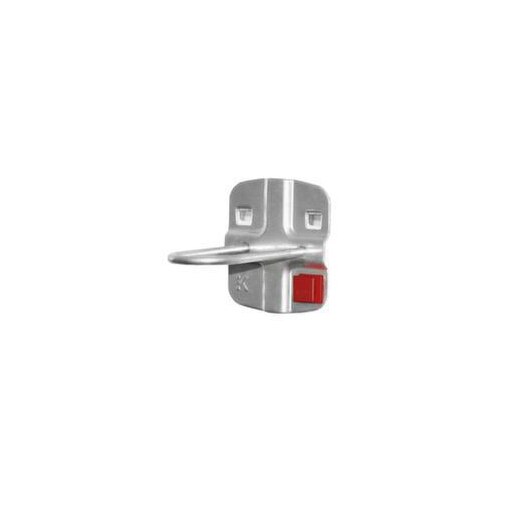 Rundhalter, f. Lochplatte, LxB 65x25mm, alu