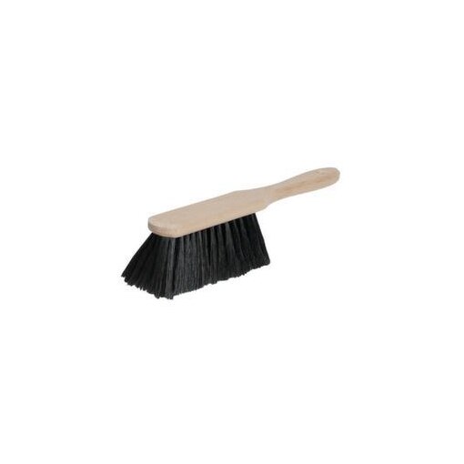 Handfeger, mit Rosshaarborsten, Holz-Stiel L 280mm, Holz