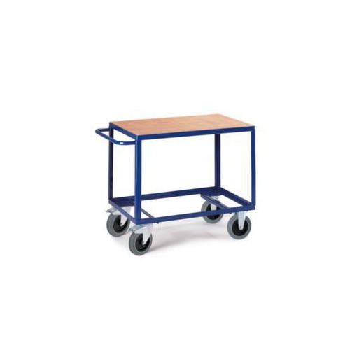 Tischwagen, Tragl. 500kg, 1 Etage(n), Ladefl. LxB 850x500mm, Holzetage