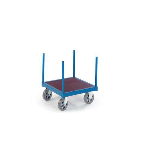 Langmaterialwagen, Tragl. 1000kg, Ladefl. LxB 620x620mm, 4 Rungen