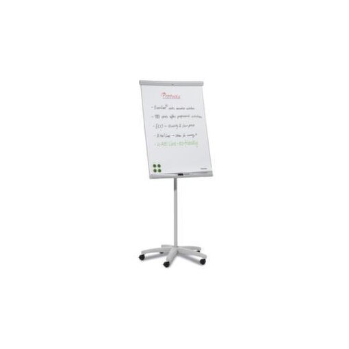 Flipchart, H 1860mm, Tafel HxB 1000x700mm, magnethaftend, m. Ablageschale