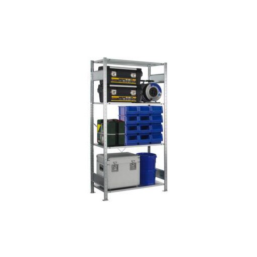 Lagerregal, Anbaufeld, MULTIplus-Set, HxBxT 2000x1000x600mm, Fachl. 150kg