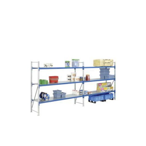 Weitspannregal, Anbaufeld, HxBxT 2500x1860x800mm, Fachl. 500kg
