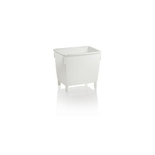 Rechteckbehälter,400l,HDPE,natur,Wände geschlossen,geschlossen,4 Füße