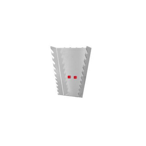 Ringschlüsselhalter, f. Lochplatte, f. 10 Stück, HxBxT 225x225x125mm, alu