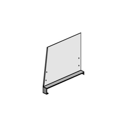 Fachteiler, f. Schraubregal, HxT 300x600mm, Freistehend, Stahl verzinkt