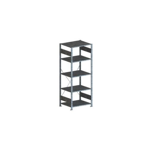 Systemregal,Grundfeld,CLIP,HxBxT 2000x806x636mm,Fachl. 100kg,5xStahlboden