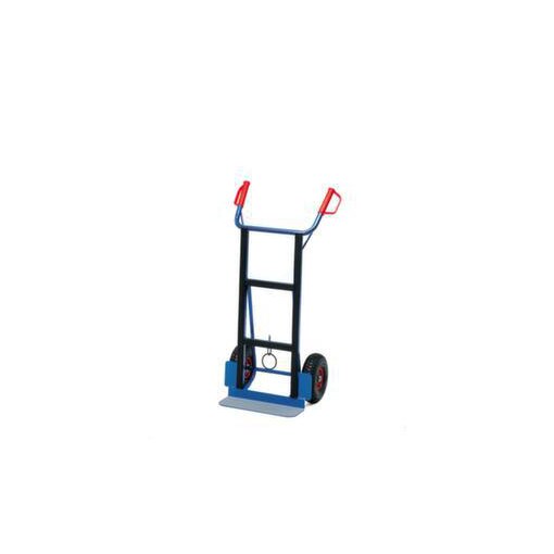 Gerätekarre, Tragl. 350kg, Schaufel BxT 450x150mm, m. Gummibelag, RAL5007