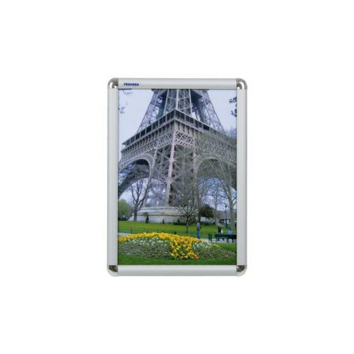 Klapprahmen, HxB 327x450mm, DIN A3, silber, Profil 25mm