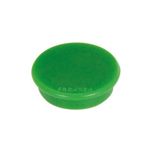 Magnet, Ø 24mm, grün, Haftkraft 0, 3kg