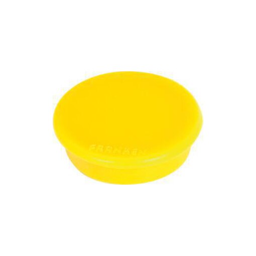 Magnet, Ø 38mm, gelb, Haftkraft 1, 5kg