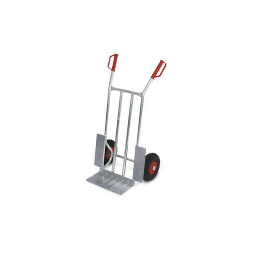 Alu-Sackkarre, Tragl. 200kg, PU-Bereifung, Schaufel BxT 400x190mm
