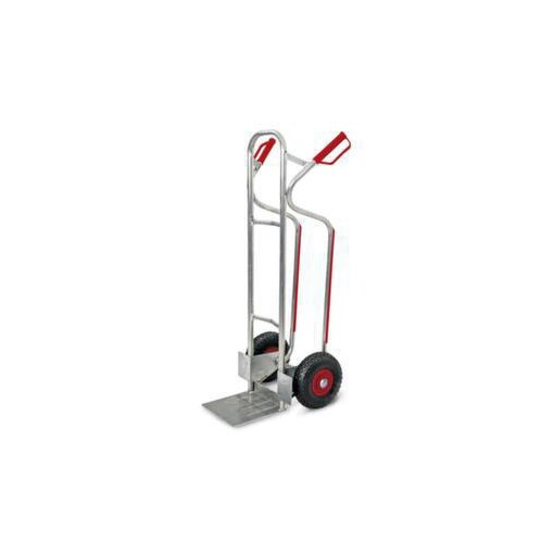 Alu-Kufenkarre, Tragl. 200kg, Schaufel BxT 280x275mm, PU-Bereifung