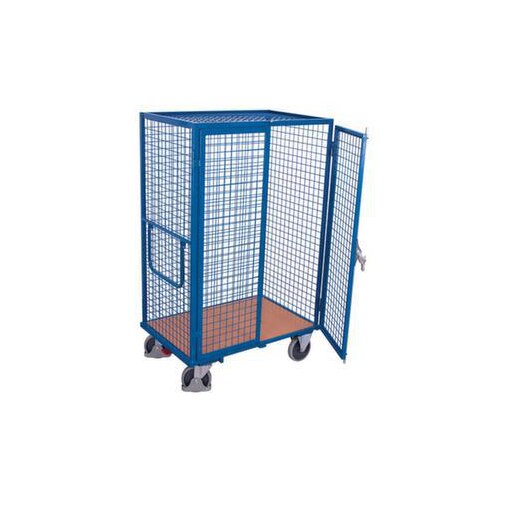 Schrankwagen,Tragl. 500kg,1 Etage(n),Ladefl. LxB 1045x685mm,Holzplatte