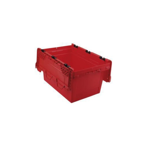 Euronorm-Mehrwegbehälter, HxLxB 349x600x400mm, PP, rot, Wände geschlossen