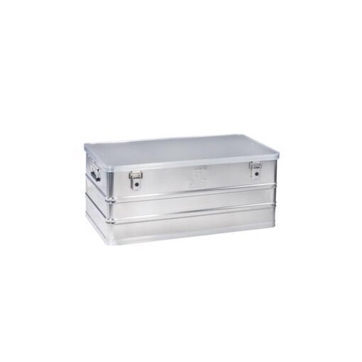 Alu-Transportbox, HxLxB 380x900x490mm, Wände geschlossen, Boden verstärkt